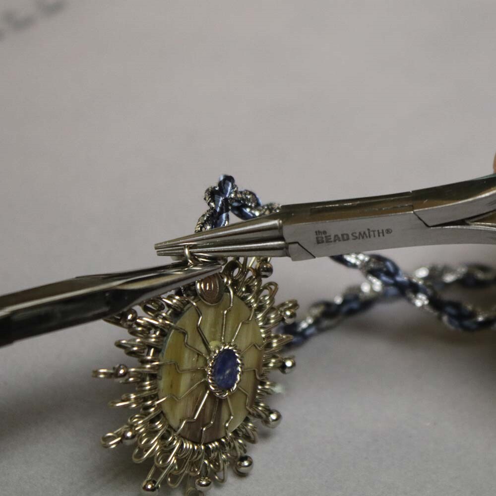 1 Bead Smith Micro Mini Round Nose Pliers 5" Long for Wire Wrapping