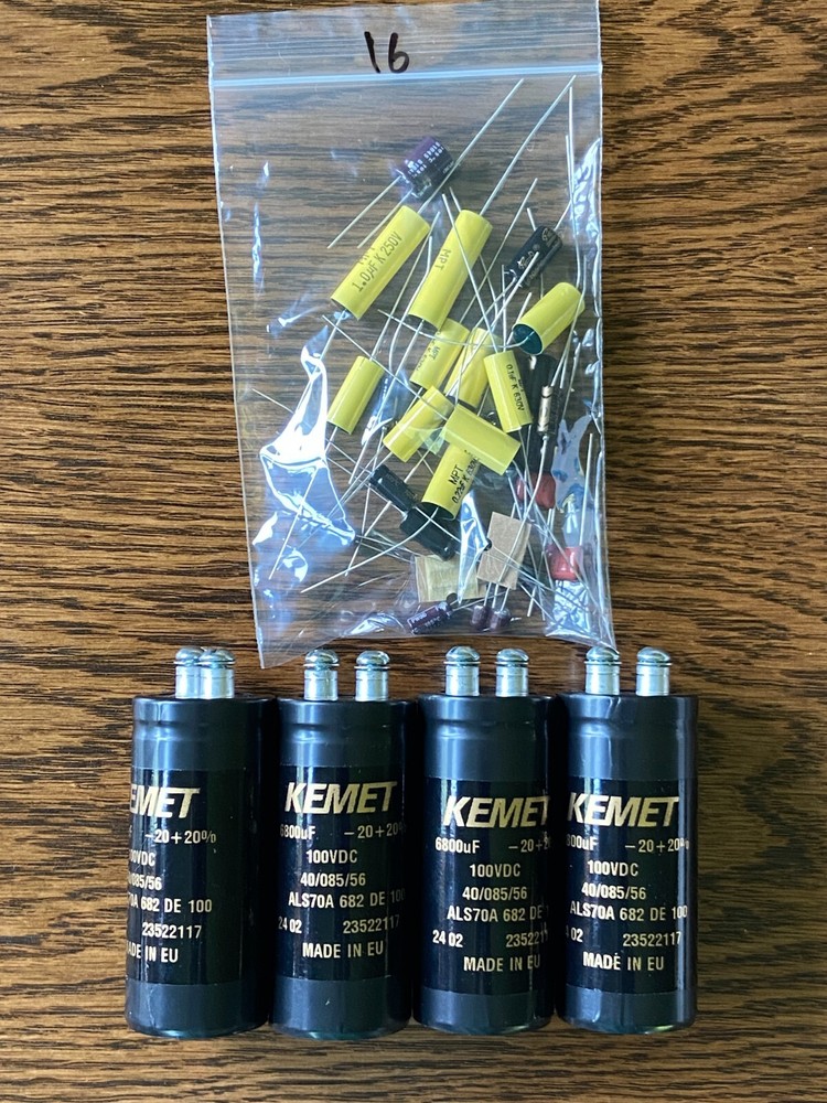 Marantz Model 16 Complete Recap Kit High-Quality Amplifier Set Main Filter Caps