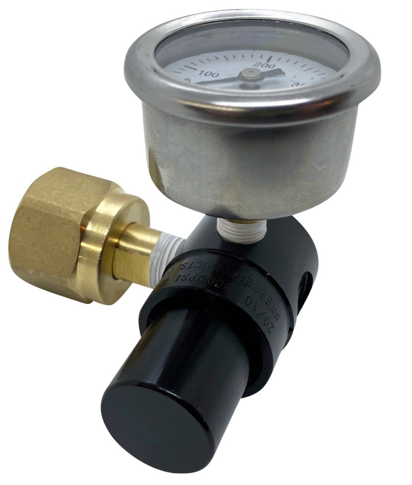 Co2 Air Shifter Compact Mini Aluminum Fixed Regulator 150 PSI