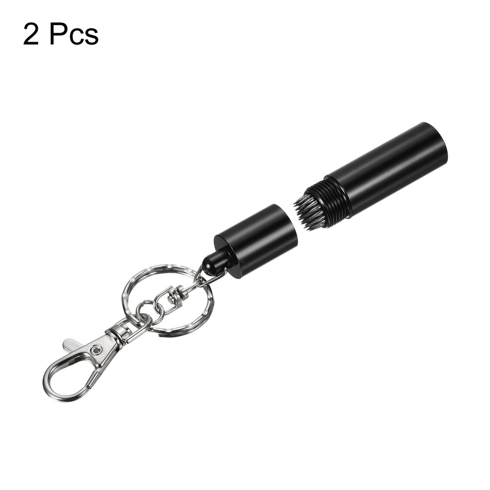2Pcs Snooker Billiard Pool Cue Tip Stick Shaper Cue Care Accessory Black