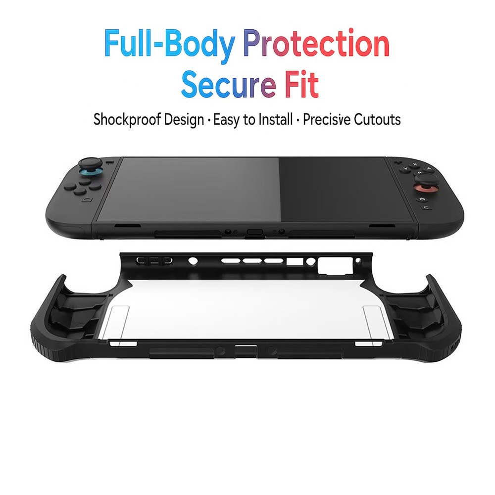 For Nintendo Switch OLED Model 2021 Case Soft Silicone Shock Proof Cover