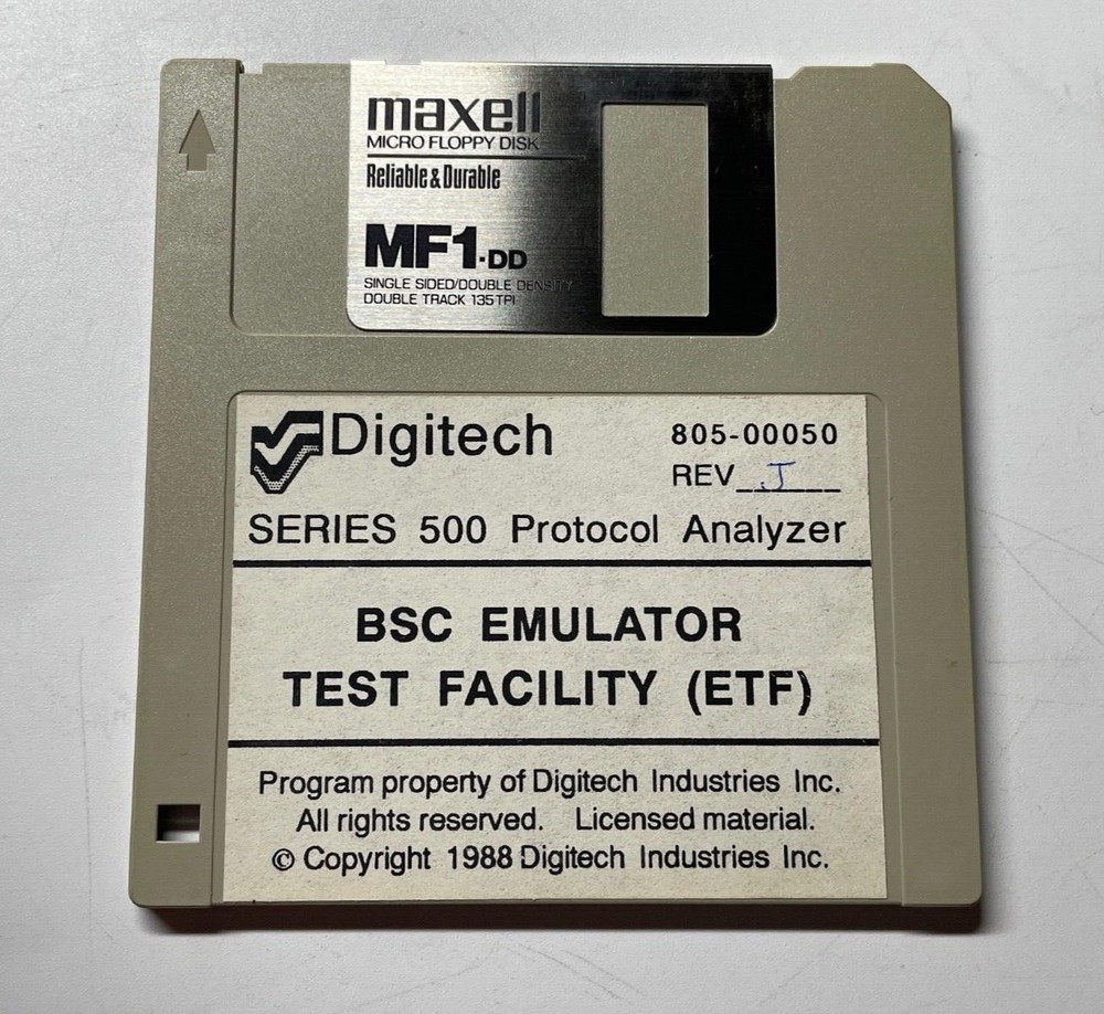 Digitech 805-00050 Series 500 Protocol Analyzer BSC Emulator Test Facility