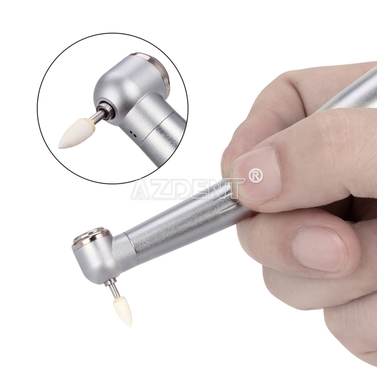 12pcs Dental Flame White Stone Polishing FG Burs Fl2 Abrasion Point Bur AZDENT