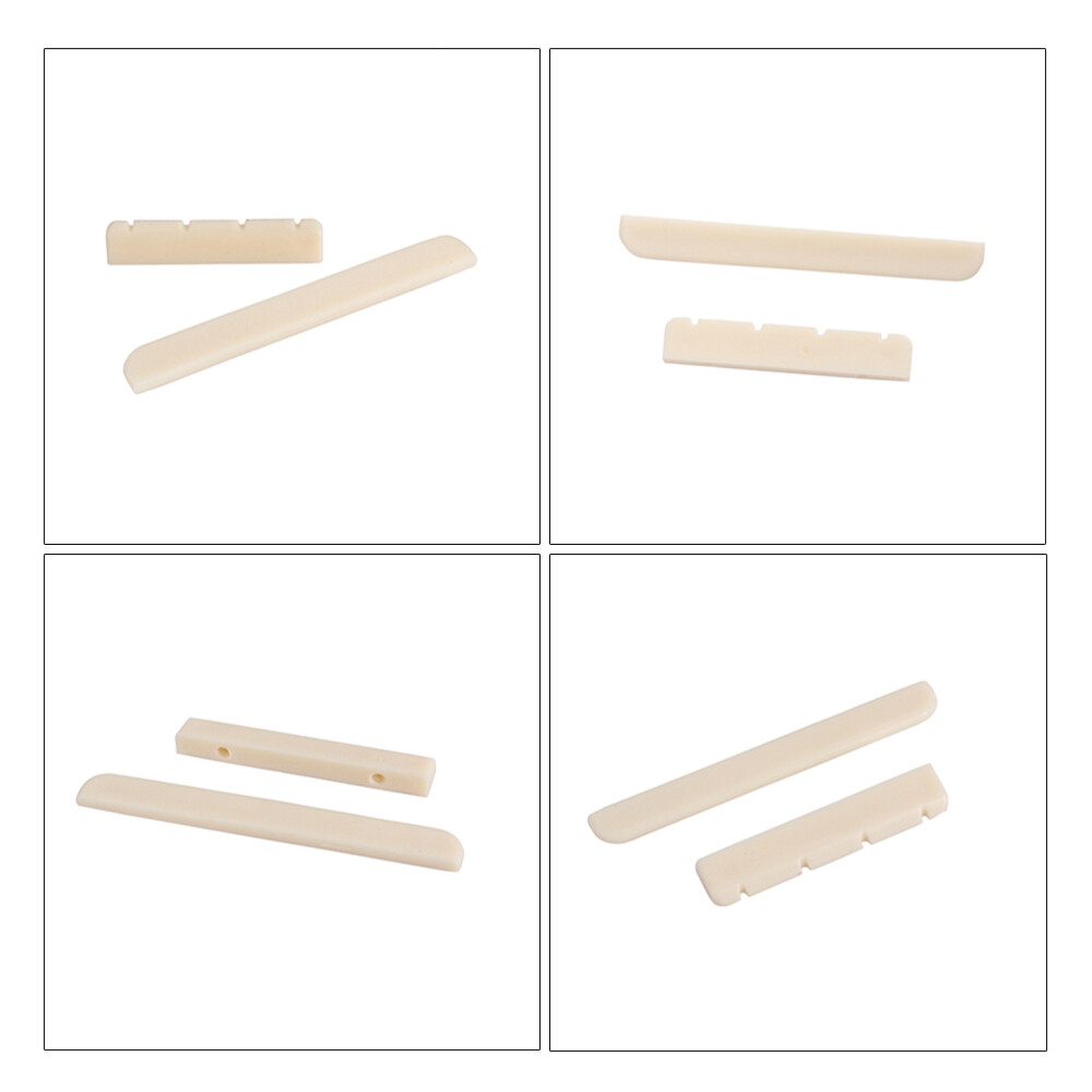 GL72 Plastic Replacement Bridge Saddle and Nut for Classical Guitar New