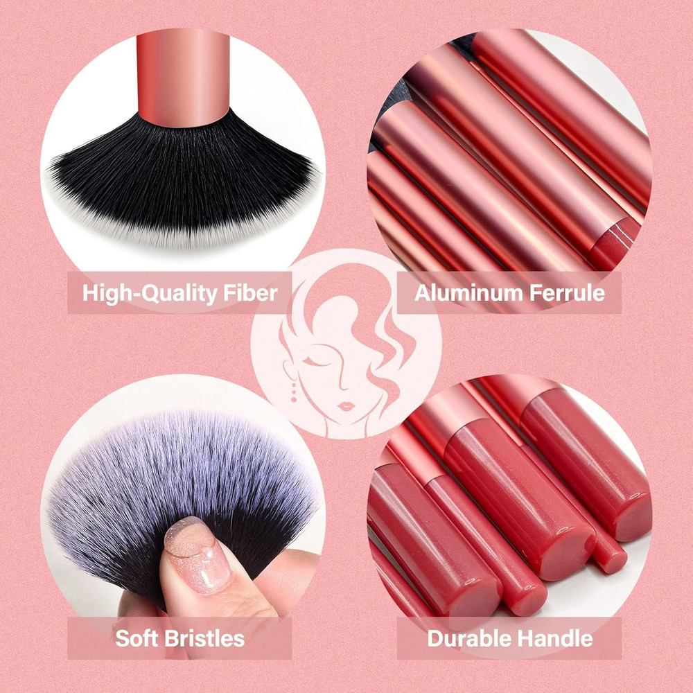 Makeup Brushes Set, Professional 26 Pcs Makeup Kit, Include Powder Blush Concea