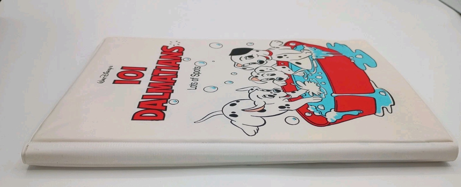 Vtg.1992 The Walt Disney Co. 101 Dalmatians Lots Of Spots Soft Vinyl Bath Book