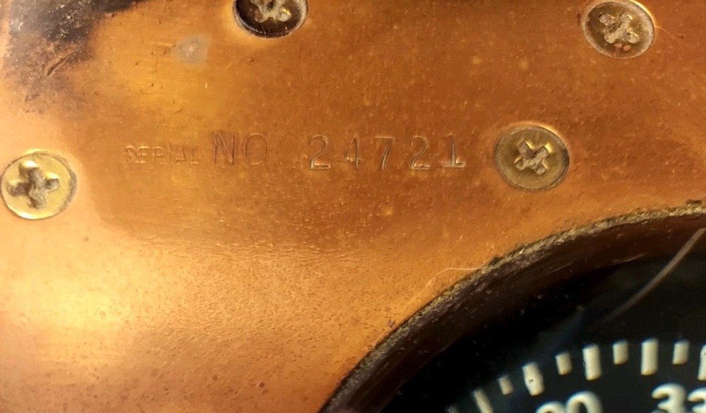 John E. Hand & Sons Co. Copper Ship Compass Model 24721