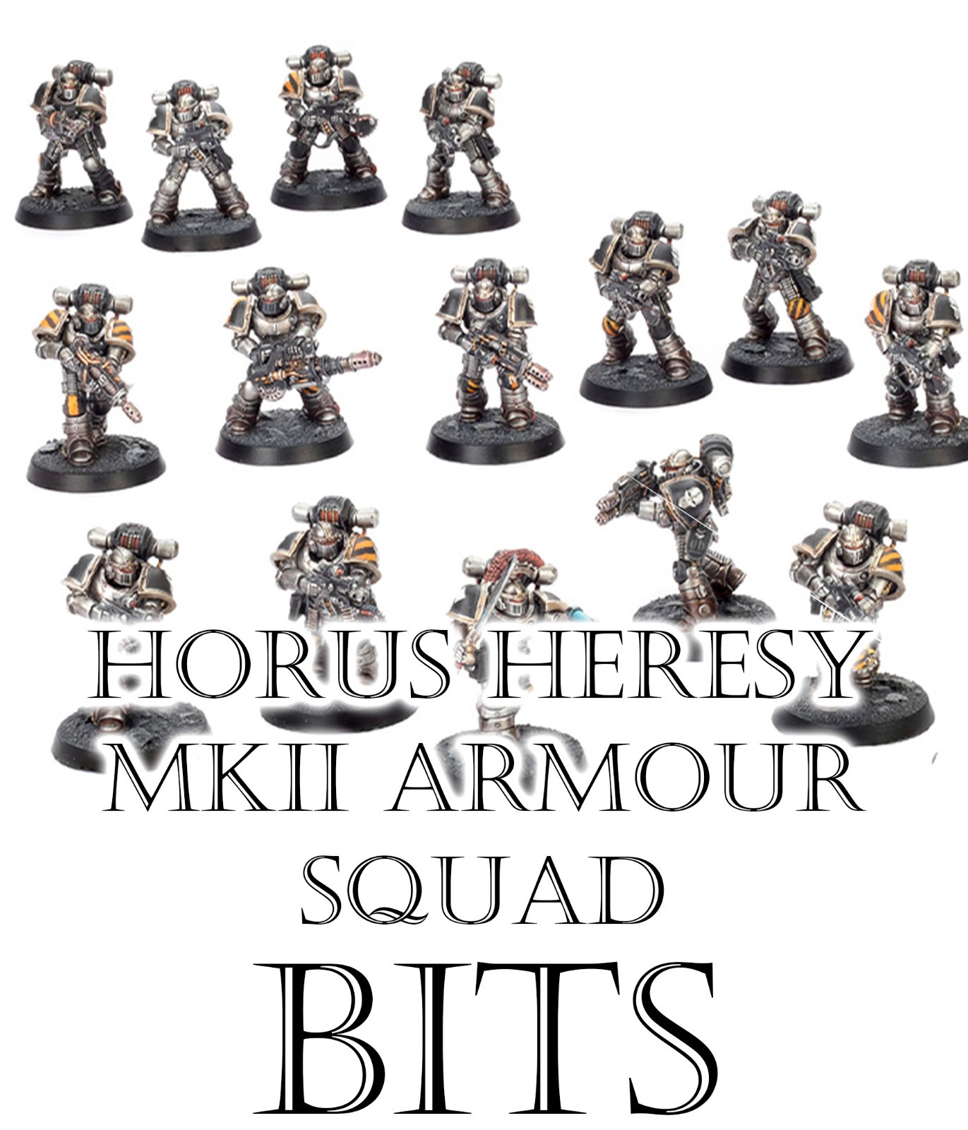 Warhammer Horus Heresy Astartes Space Marine MKII Power Armour Squad Bits 2025