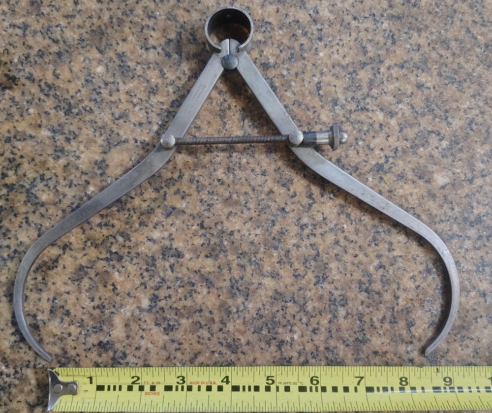 🗽VINTAGE GOODELL PRATT 8" OD CALIPER