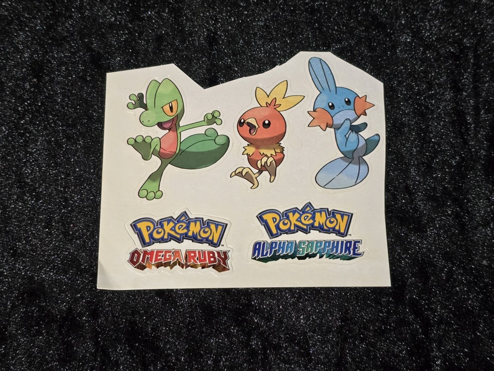 Nintendo Pokemon Omega Ruby & Alpha Sapphire Decals/Stickers