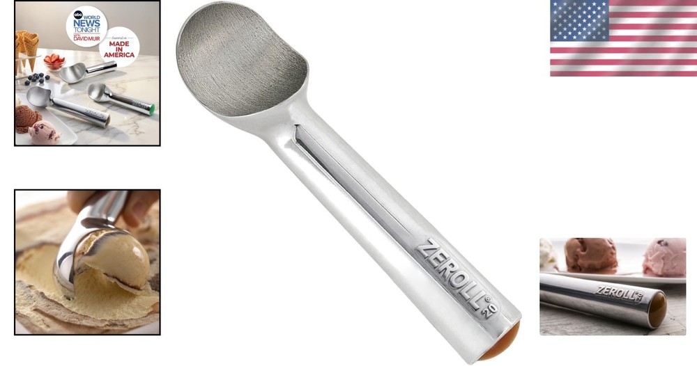 Smooth Scooping Aluminum Ice Cream Scoop