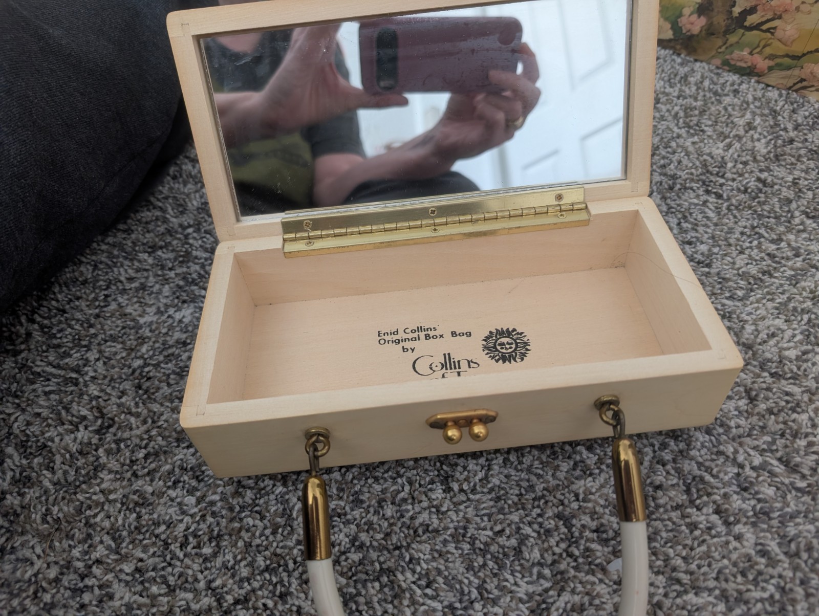 Rockabilly Enid Collins Original Box Bag Love Design Jeweled Handbag