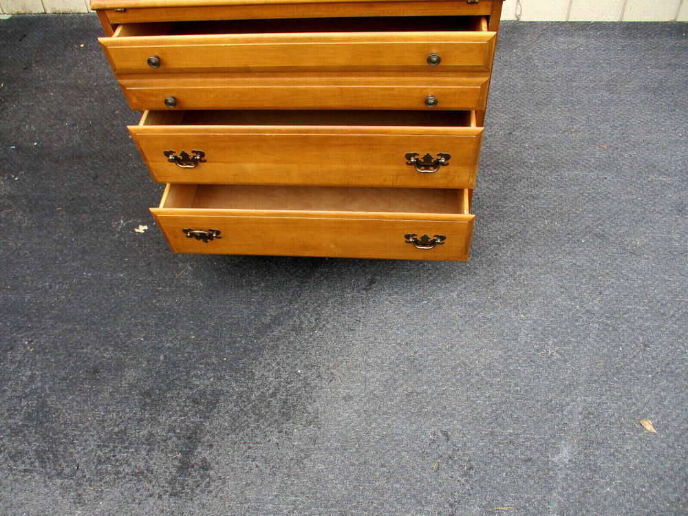 63476 Solid Maple Slant Front Office Desk