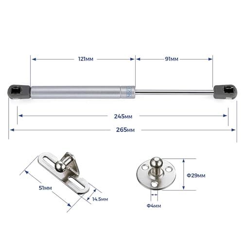 Safety Lid Support Soft Down Close Hinge Spring Strut For Chest Toy Box