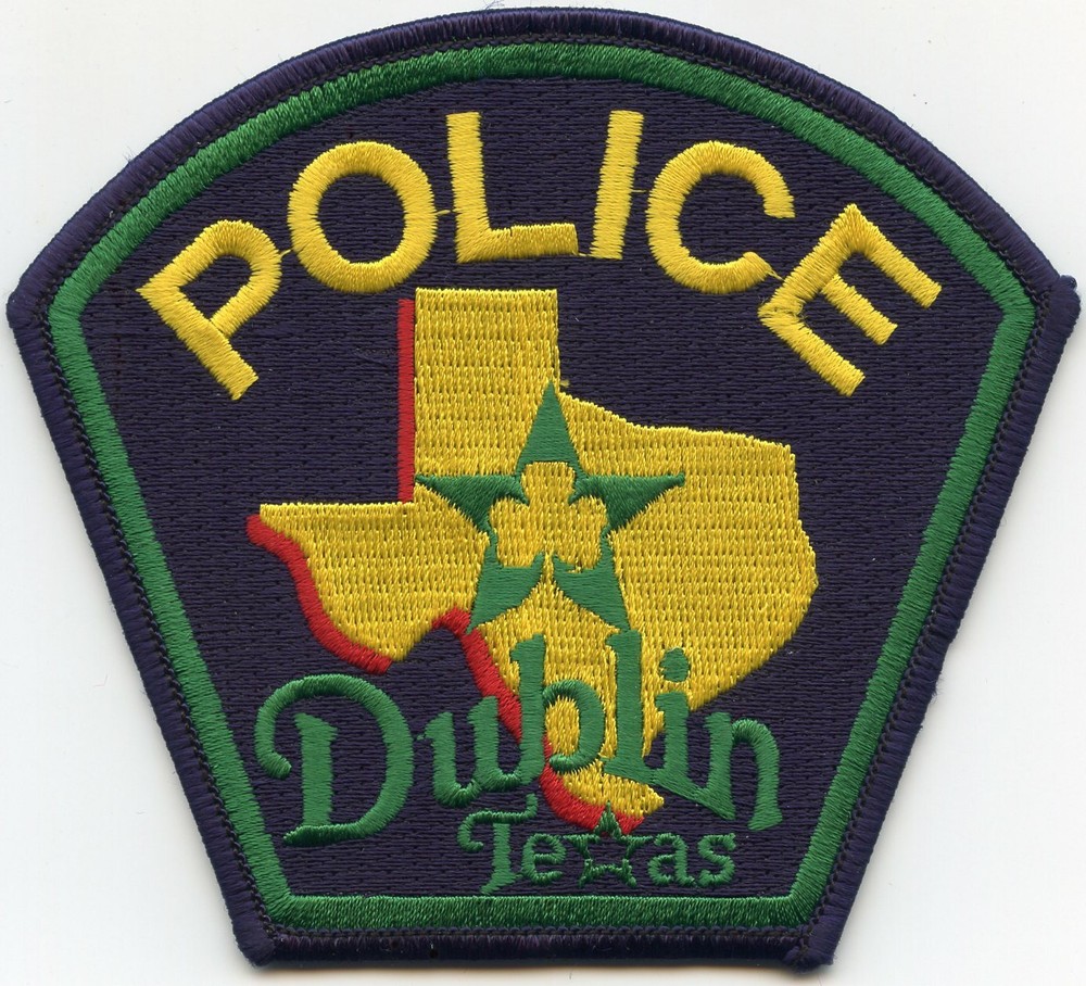 DUBLIN TEXAS TX POLICE PATCH