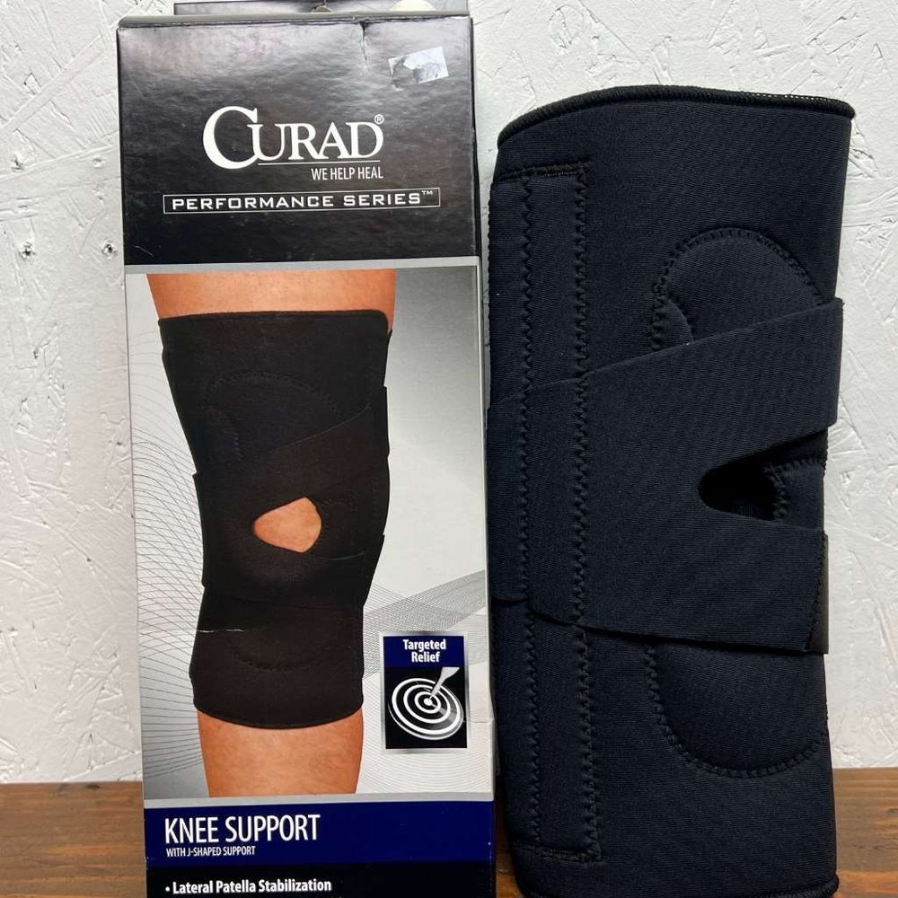 Curad Knee Support with J Shaped Support Right X-Large