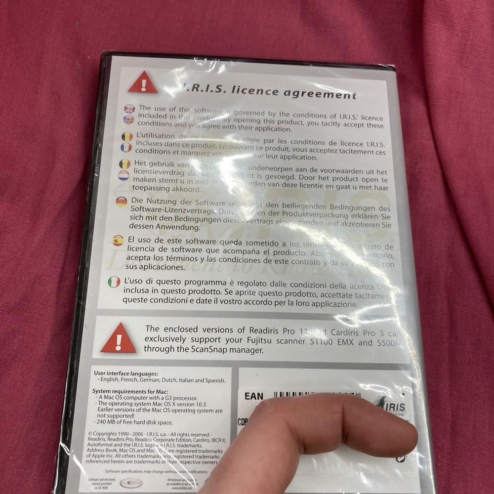 readiris pro 11 cardiris 3 Sealed