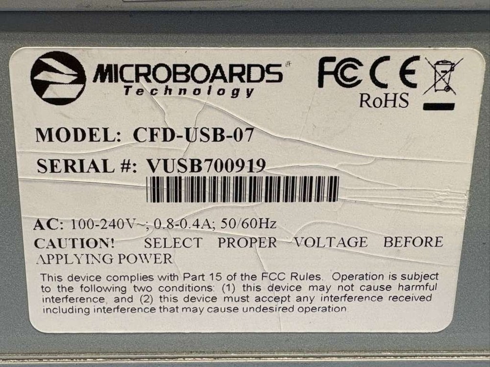Microboards Technology 8 Port USB Flash Drive Duplicator Model CFD-USB-07