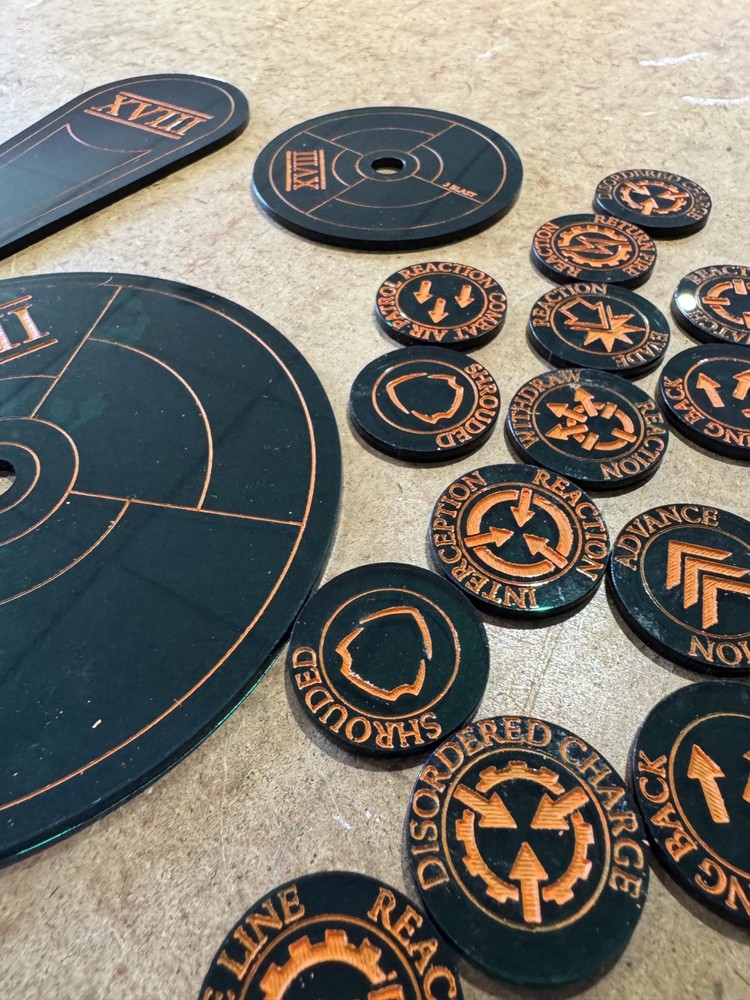 Warhammer - Horus Heresy - Salamanders template set