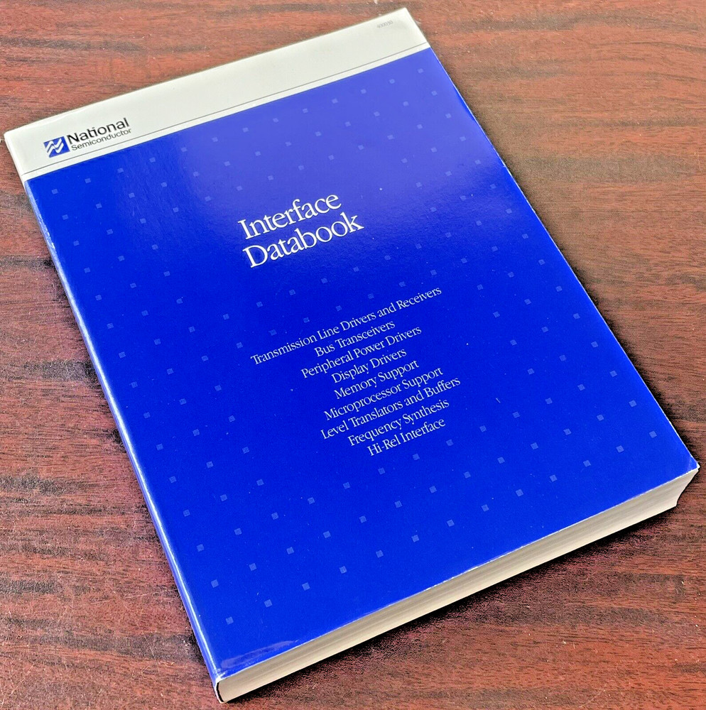 NATIONAL SEMICONDUCTOR 1990 Interface Databook, NICE