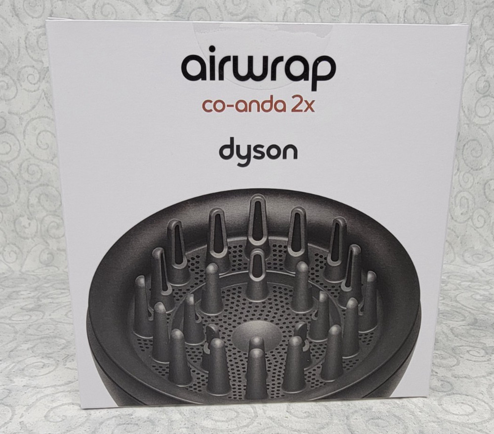 Dyson Airwrap Co-anda Wave+Curl Diffuser 2x Attachment - New / Latest Model