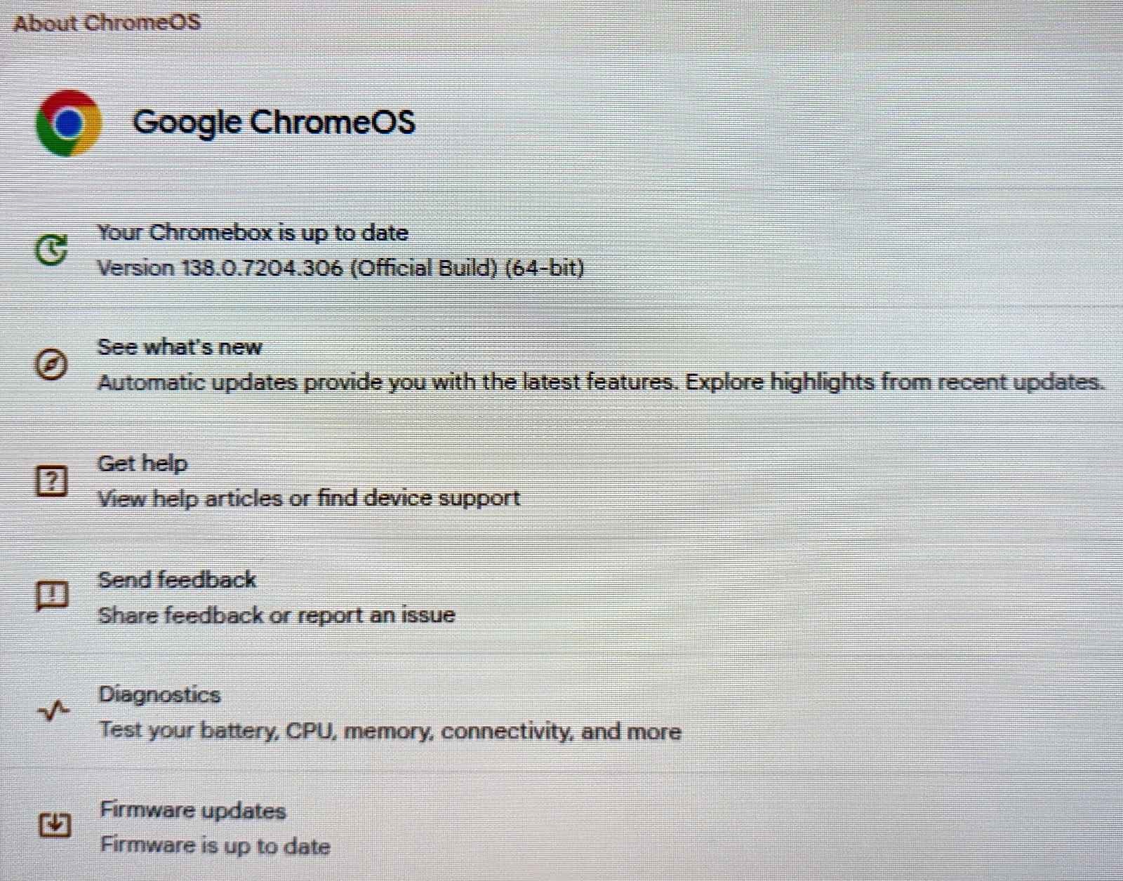 Acer Chromebox CXI3 1.6GHz Core i5-8250U 8GB RAM 64GB SSD ChromeOS Desktop