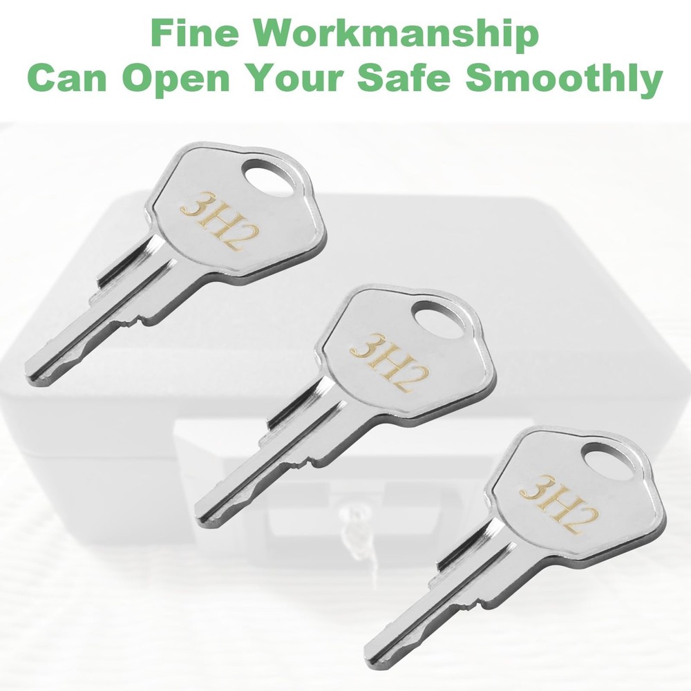 Sentry Safe Replacement Keys Model 1100-Codes 3H2 for Sentry Safe Key (Key 3H...
