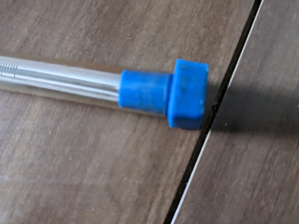 Glass Darkroom Thermometer. Never used.