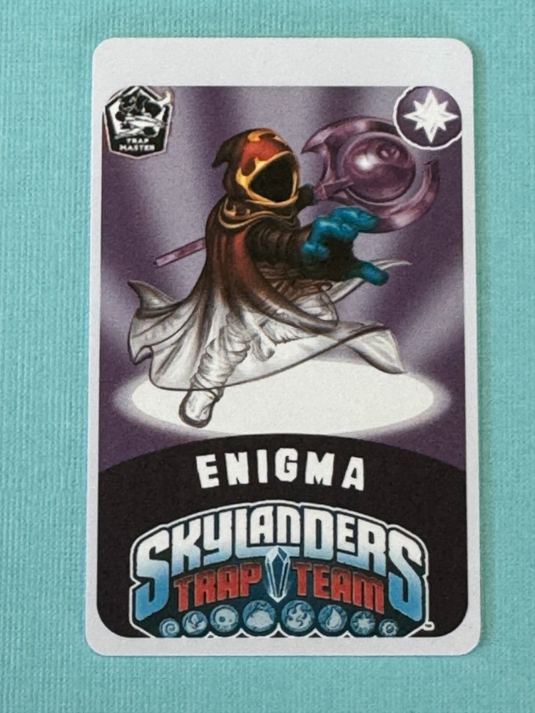 Skylanders Trap Team Master Enigma NFC Card