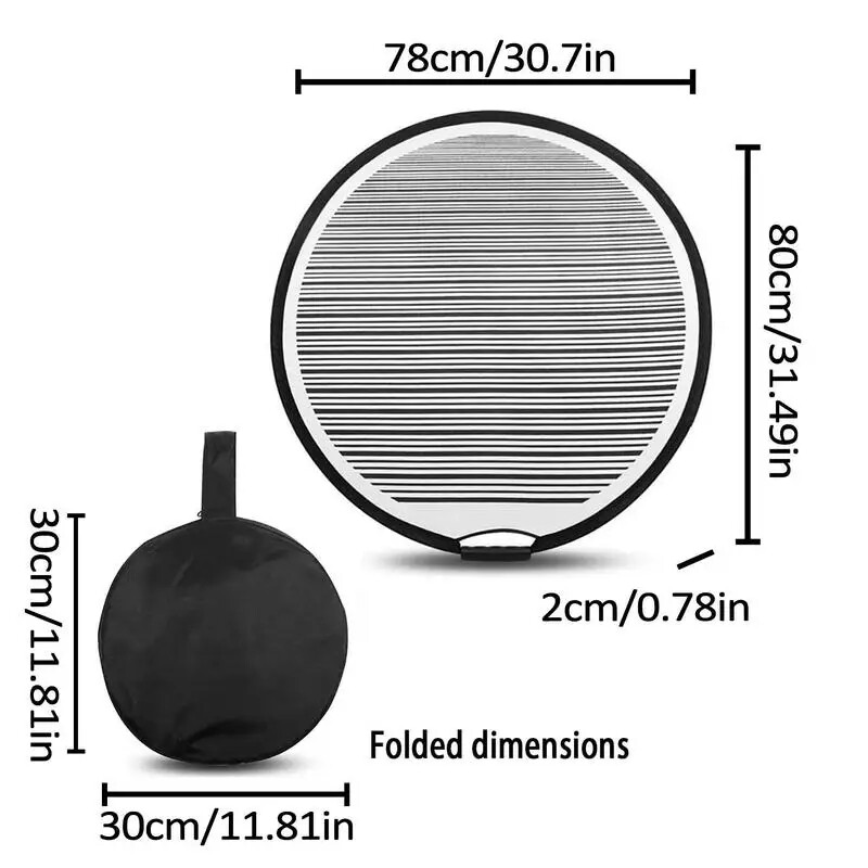 Flexible Foldable Lined Light Reflector Board Portable Dent Remover Testing Tool