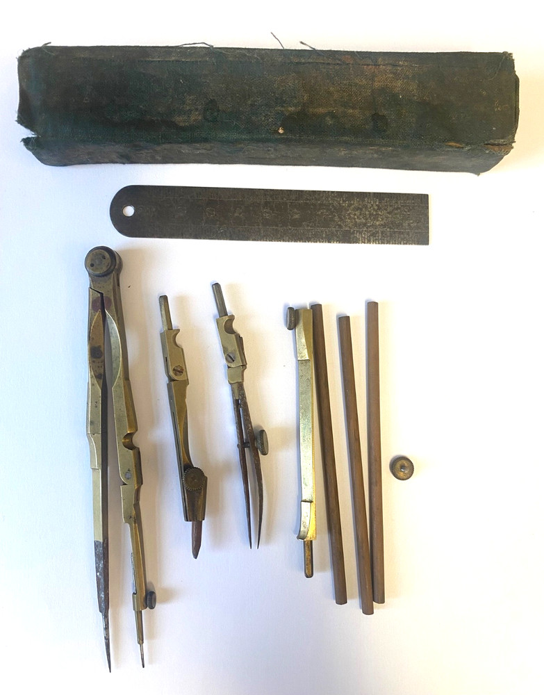 Vintage Draughtsmans Drawing Instruments