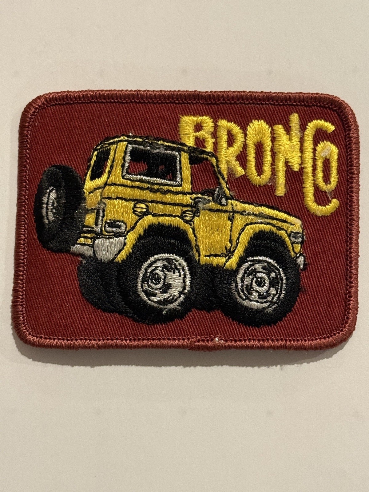 Vintage Ford Bronco Embroidered Collector Patch Very Rare 70’s - 80’s