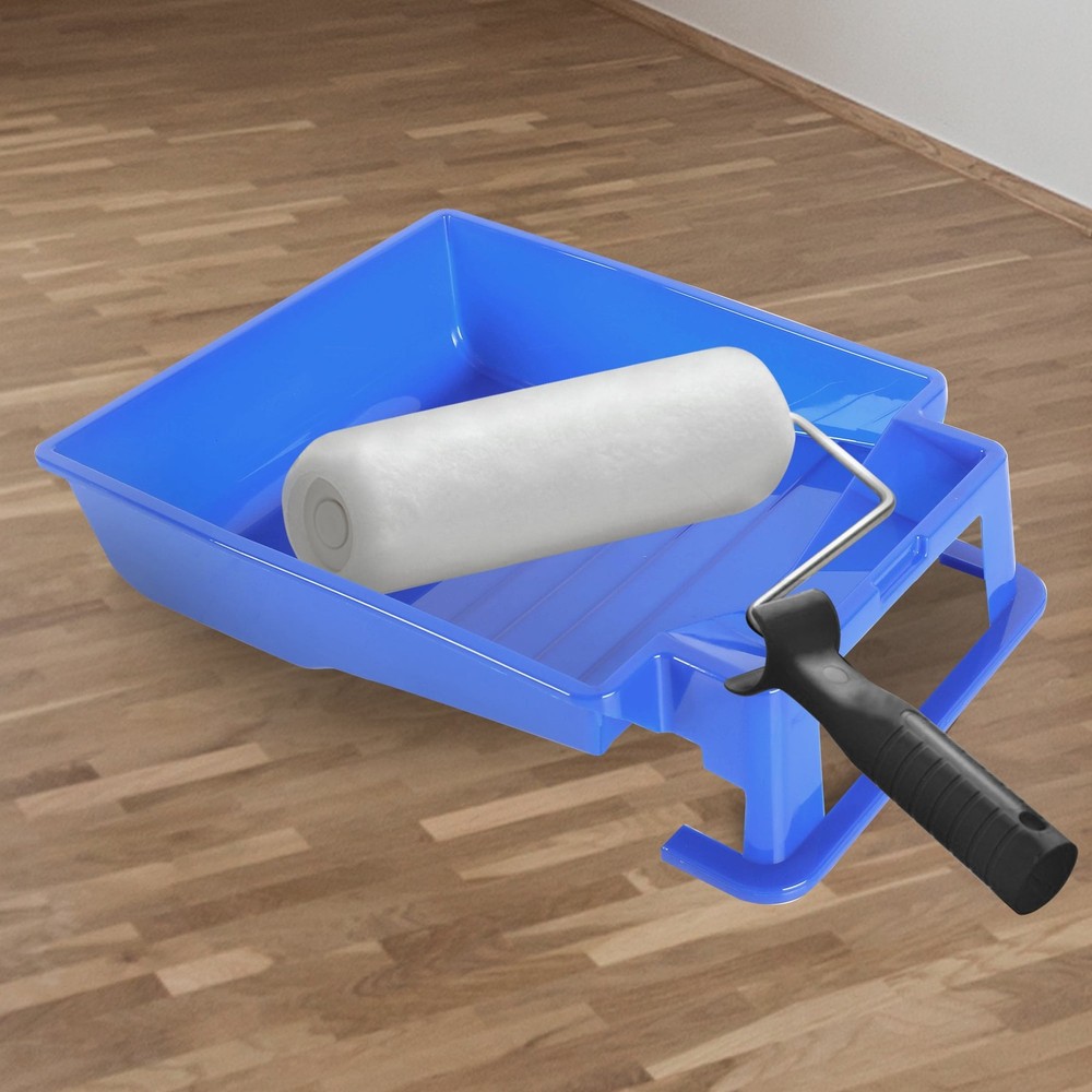 Paint Pro Plastic 9-inch Plastic Paint Tray, Blue