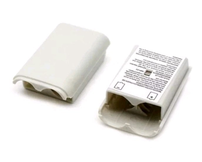 2x White AA Battery Back Cover Case Shell Pack For Xbox 360 Wireless Controller