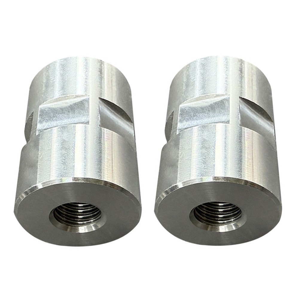 Aluminium Battery Conversion Adapter Pair Engine Bay Compatible Internal Thread