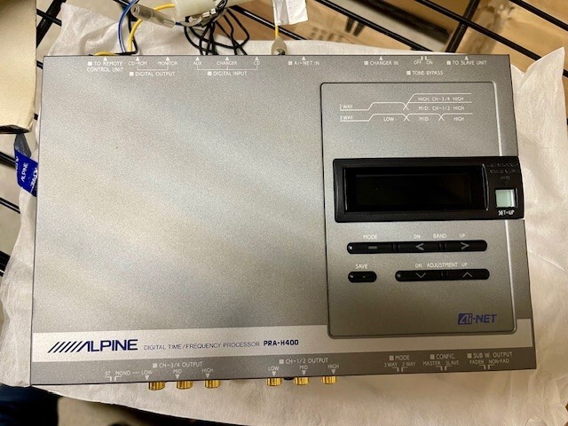 NIB Alpine PRA-H400 Digital Time Frequency Processor FREE SHIPPING