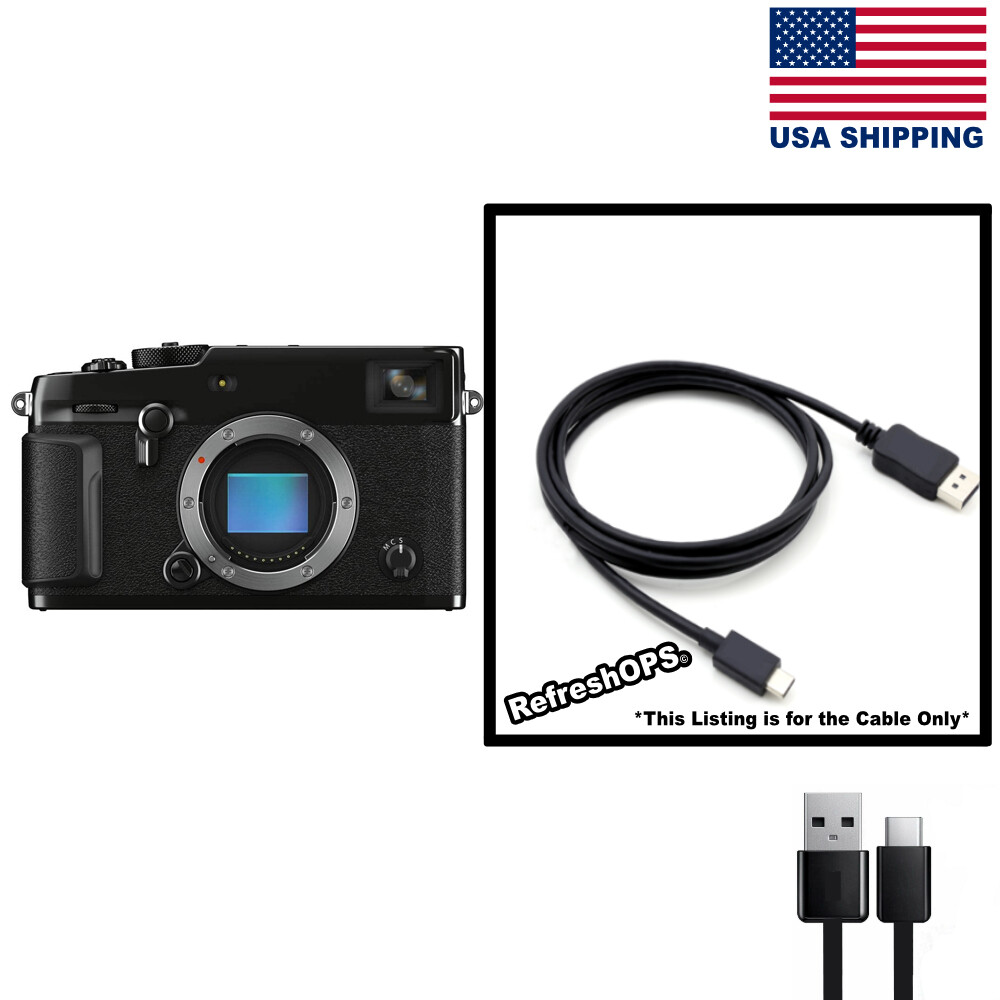 Fujifilm X-Pro3 Mirrorless Digital Camera USB Cable Transfer Cord Replacement