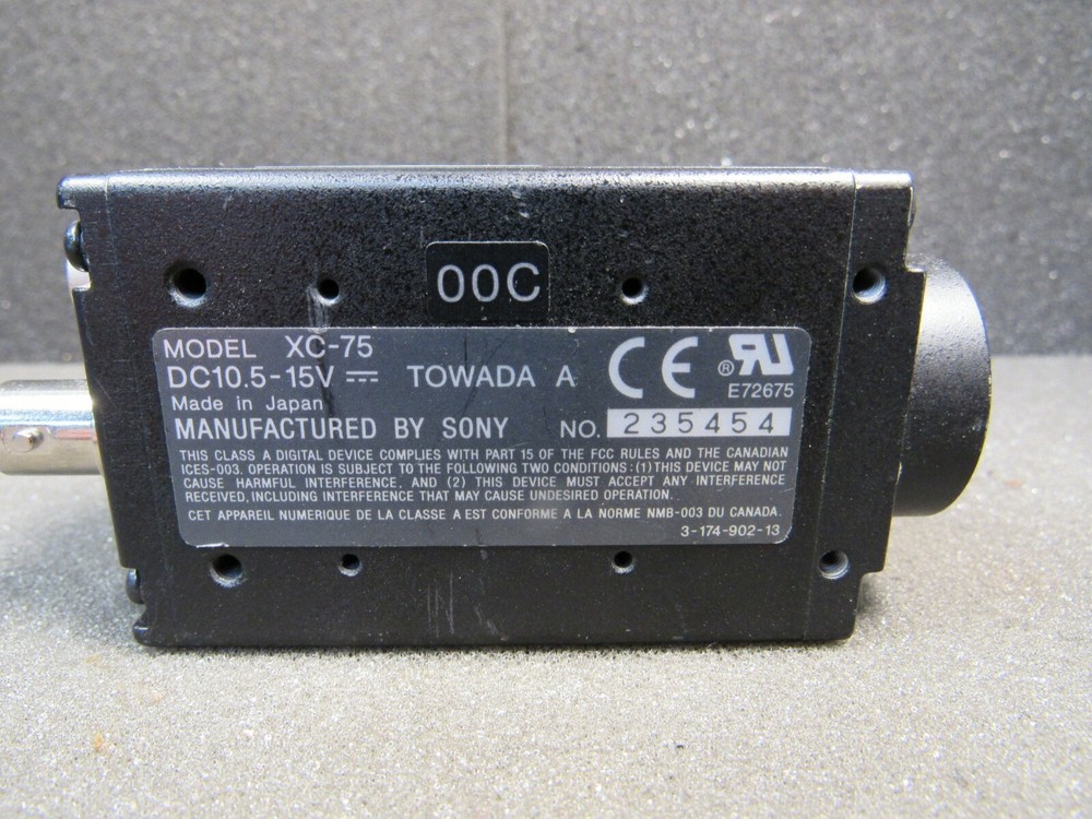 Sony XC-75 CCD Video Camera