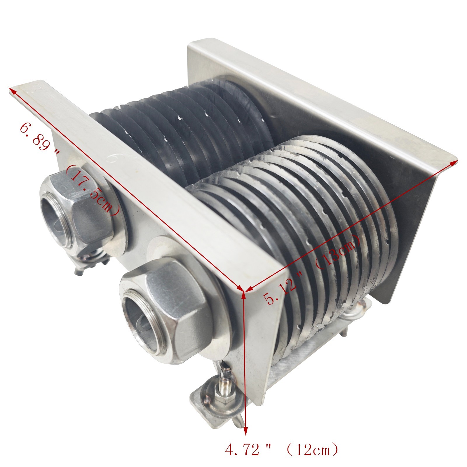 110V Commercial Meat Cutter 6mm Blade Beef Pork Cutting Machine 200Kg/h 650W