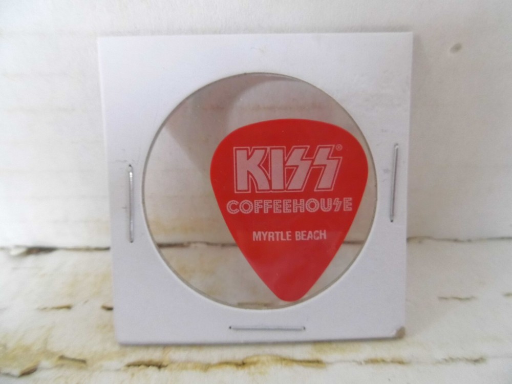 KISS "COFFEEHOUSE MYRTLE BEACH" GUITAR PICK~READ DESCRIPTION #15~2