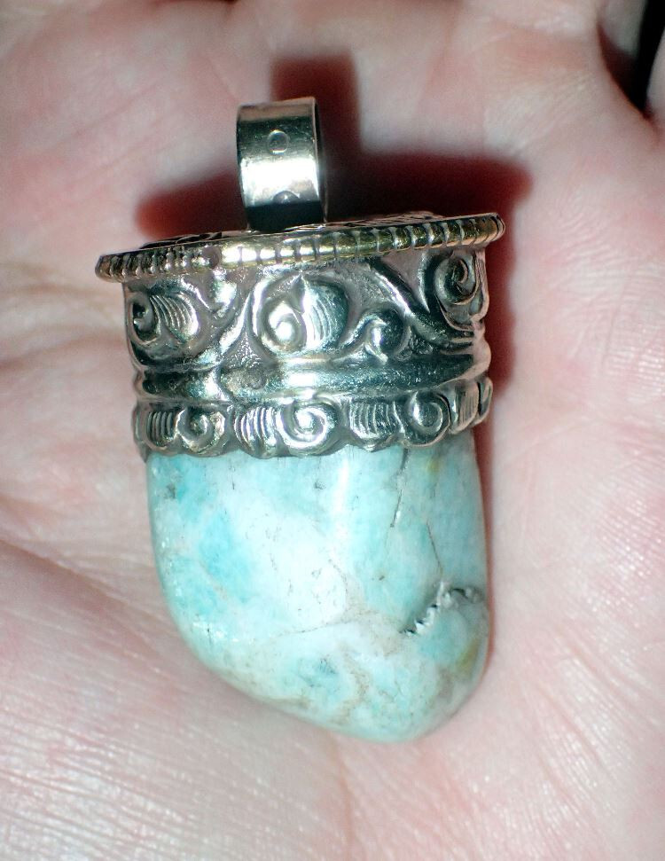 Amazonite Nugget Pendant