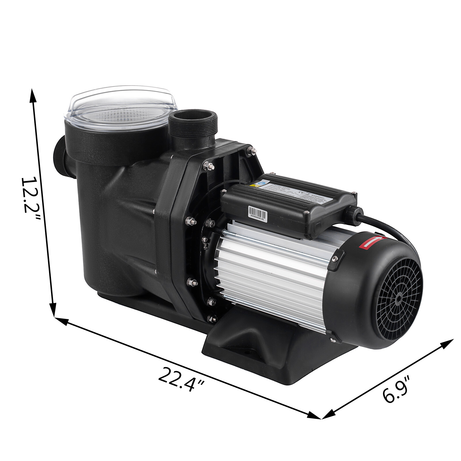 2.5HP Swimming Pool Pump In/Above Ground 1850w Motor Strainer Hayward Replacemen