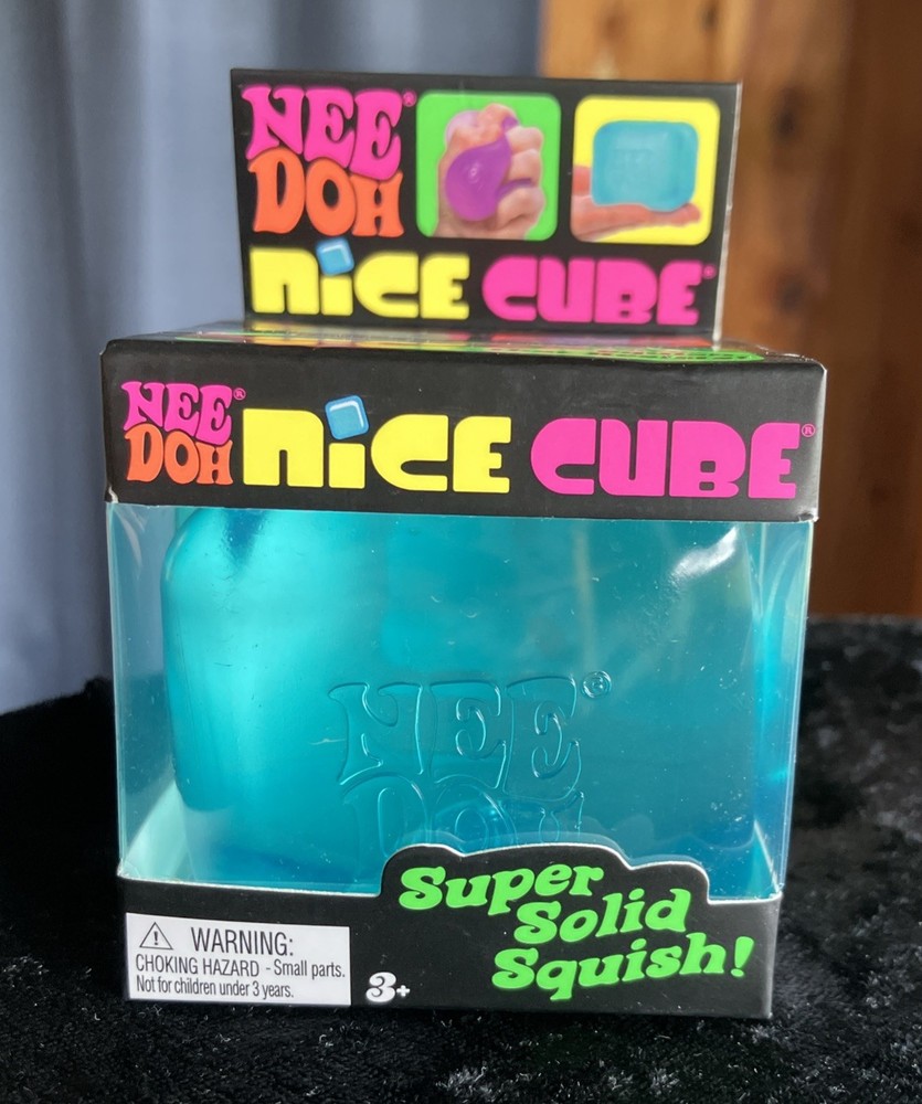 NEEDOH Nice Cube Blue Edition Super Solid Squish Sensory Stress Relief NIB