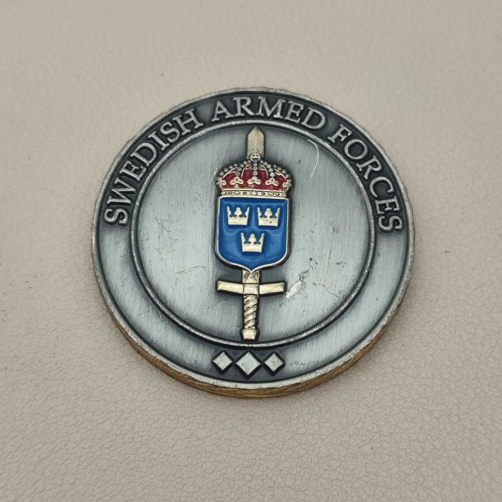 Swedish Armed Forces Naval Base Presented by the Commanding Officer Coin
