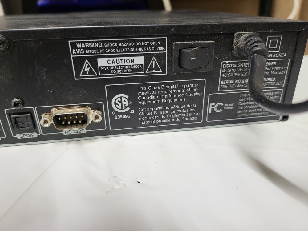 Sonic View SV-300 Premier Mini PVR Digital Satellite Receiver & Remote