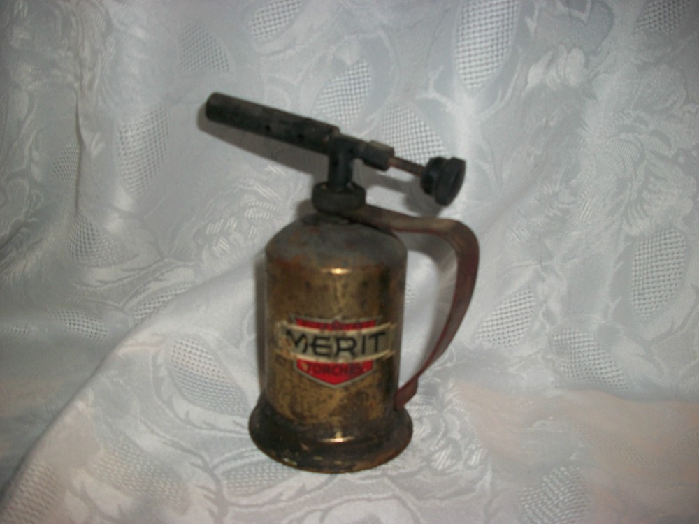 VINTAGE BRASS 6" MERIT TORCH