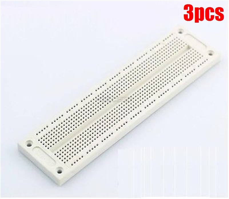 3Pcs SYB-120 Pcb Bread Board 60X12 Test Develop 700 Point Solderless Pcb is