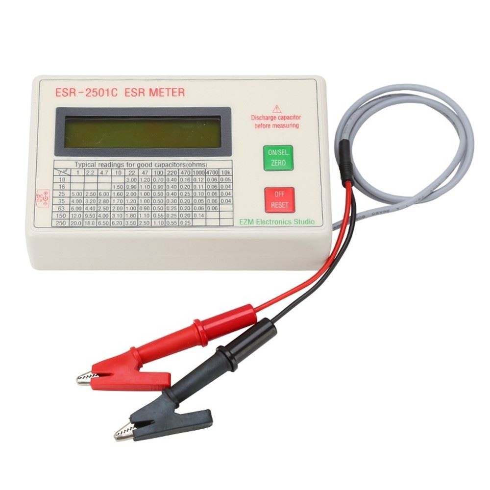 ESR2501C Capacitor Tester Test in Circuit Capacitance Meter