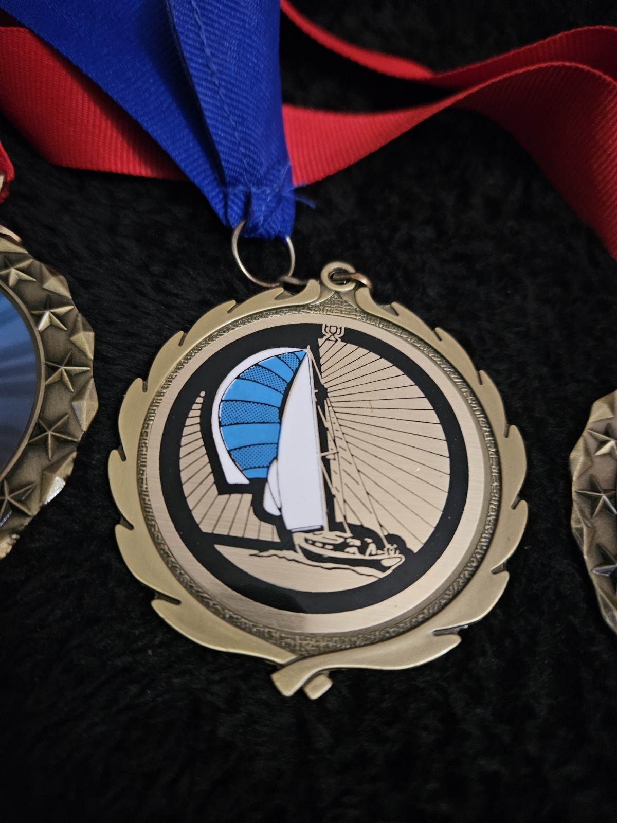 4 - Lakeport Yacht Club Cardboard & Duct Tape Regatta Medals + 2013 Lake County
