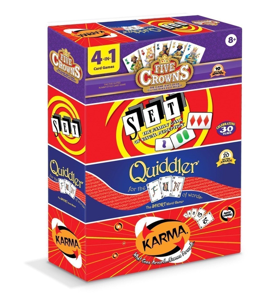 PlayMonster Five Crowns Collection 4-Game Bundle - Five Crowns, SET,...